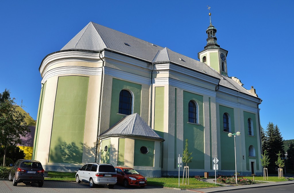 kostel v Městě Linhartovy